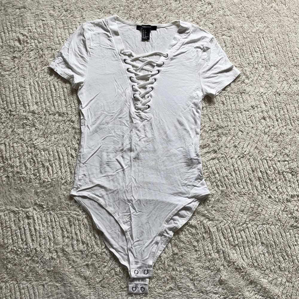 Forever 21 | Lace Up Bodysuit